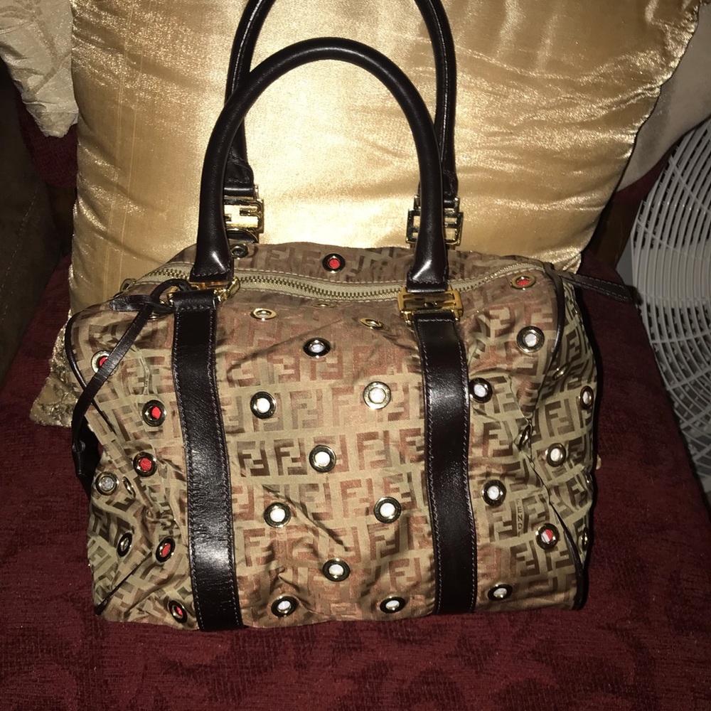 Fendi brown monogram bag